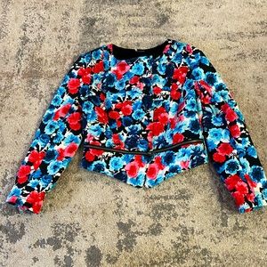 Floral blazer
